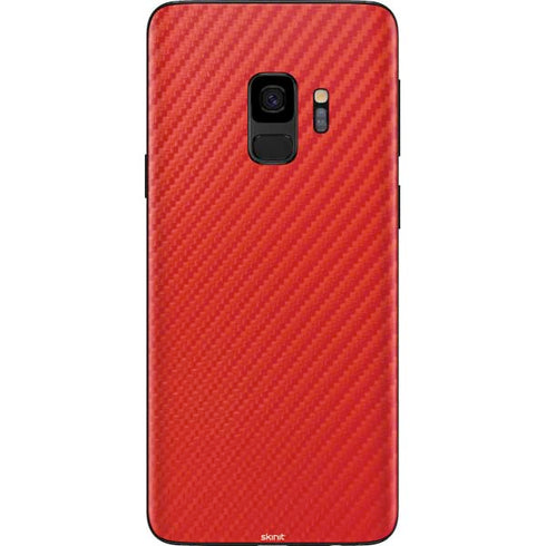 Red Carbon Fiber Specialty Material Galaxy S9 Skin